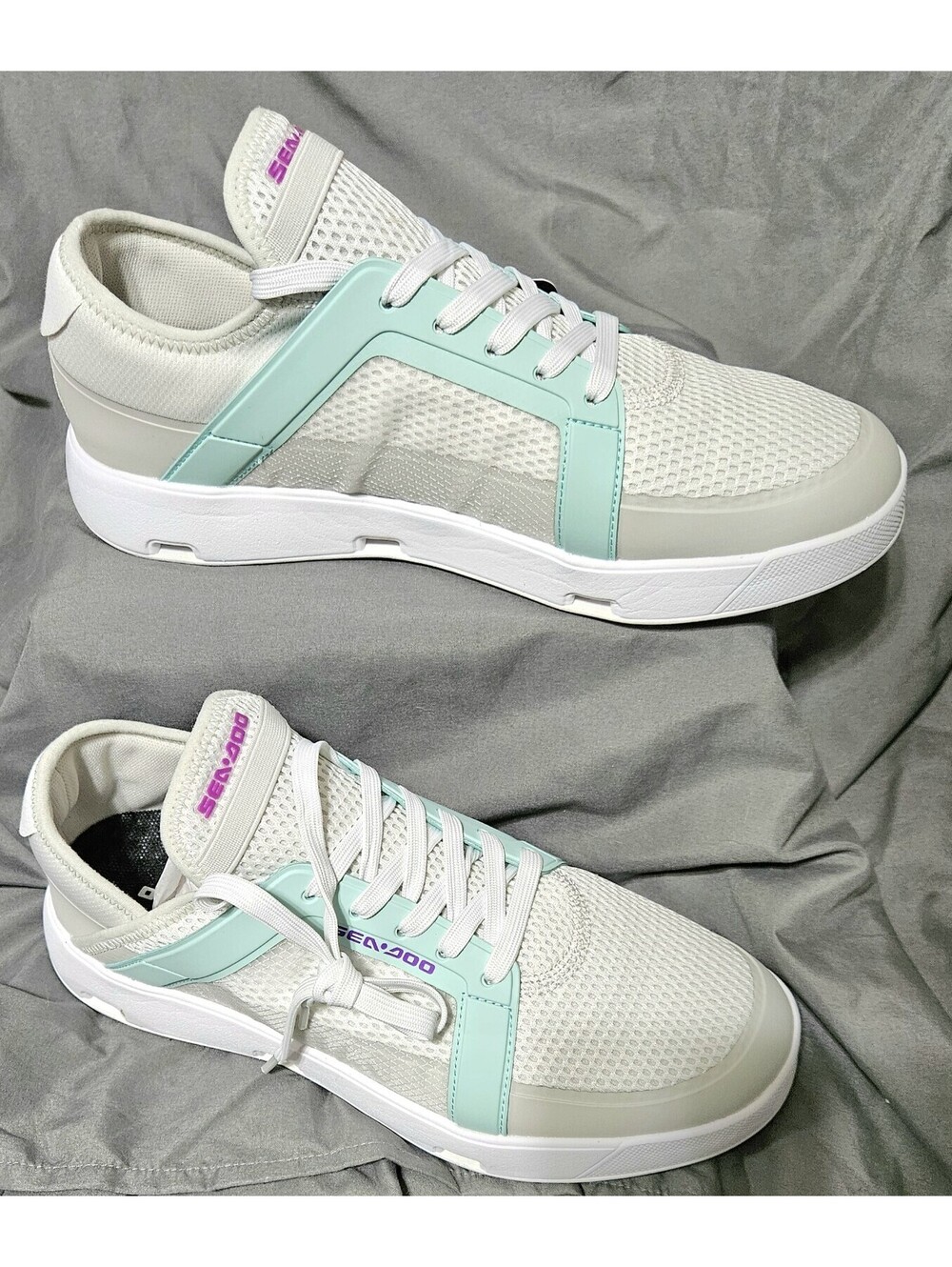 Sea-Doo WATER SHOES Mens 10 Womens 11.5 Grey/Mint